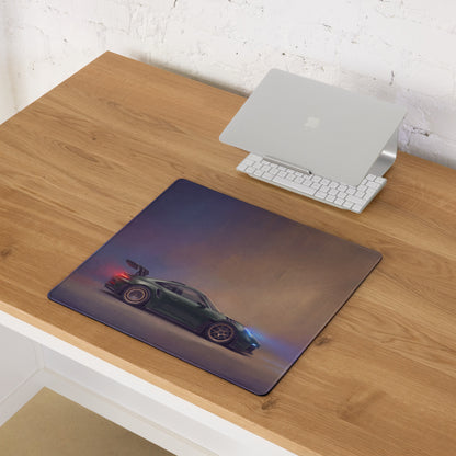 Porsche 911 GT3 RS Inspired Emerald Edition Desk Mat – Precision Surface Gaming Mousepad