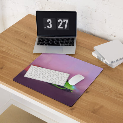 Gaming Lamborghini Huracán Spyder Inspired Neon Desk Mat – Anti-Slip Rubber XL Gaming Mousepad pad