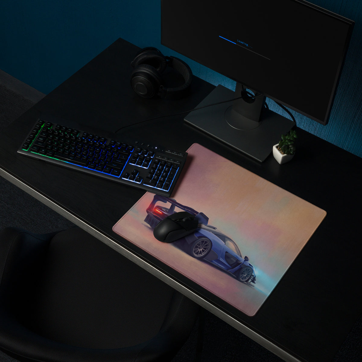 McLaren Senna Inspired Apex Edition Desk Mat – Water-Resistant Extended Gaming Mousepad
