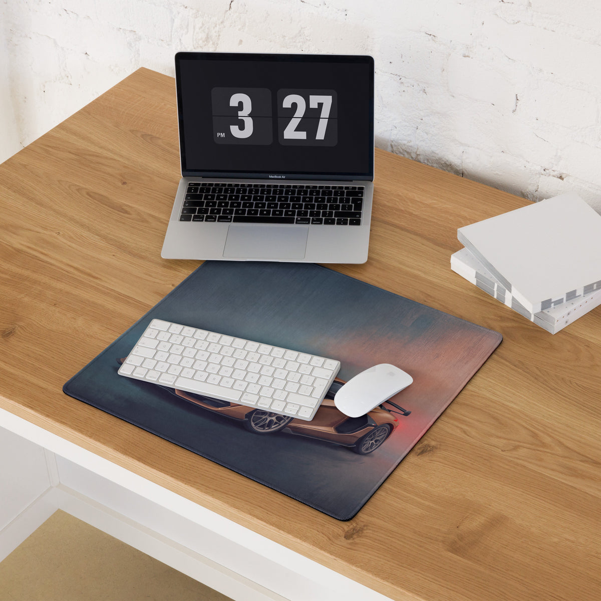 Lamborghini Aventador SVJ Inspired Gold Edition Desk Pad – Precision Control Gaming Mouse Mat