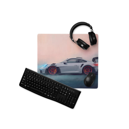 Porsche 911 GT3 RS Inspired Speed Edition Desk Mat – Heavy-Duty Non-Slip Mousepad