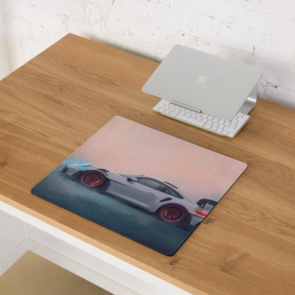 Porsche 911 GT3 RS Inspired Speed Edition Desk Mat – Heavy-Duty Non-Slip Mousepad