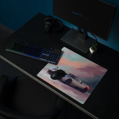 Pagani Huayra Inspired Hypercar Art Desk Mat – Ultra-Glide Cloth Gaming Mouse Pad