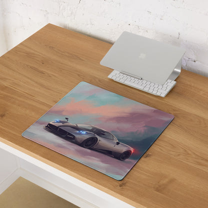 Pagani Huayra Inspired Hypercar Art Desk Mat – Ultra-Glide Cloth Gaming Mouse Pad
