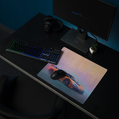 McLaren 720S GT3 Inspired Sunset Edition Desk Pad – Anti-Slip Rubber Setup Mousepad