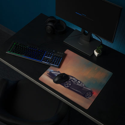 Ferrari Daytona SP3 Inspired Onyx Desk Mat – Premium Edge-Stitched PC Gaming Mousepad