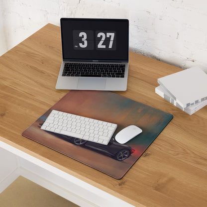 Ferrari Daytona SP3 Inspired Onyx Desk Mat – Premium Edge-Stitched PC Gaming Mousepad