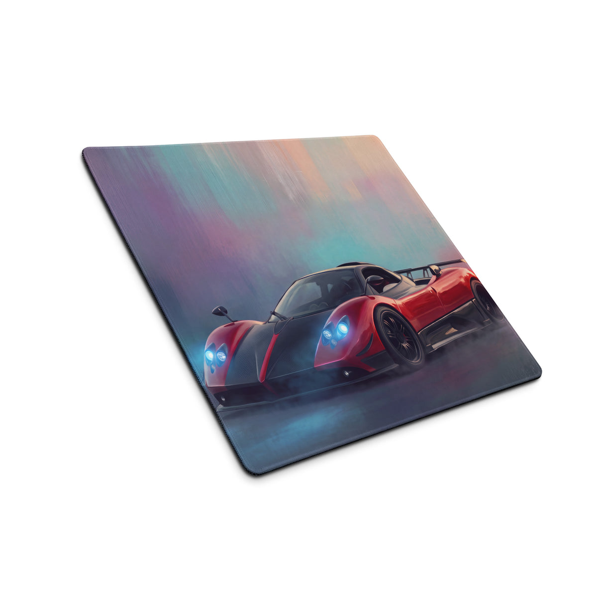 Pagani Zonda Inspired Rosso Edition Desk Mat – Premium Stitched Edge Gaming Mousepad