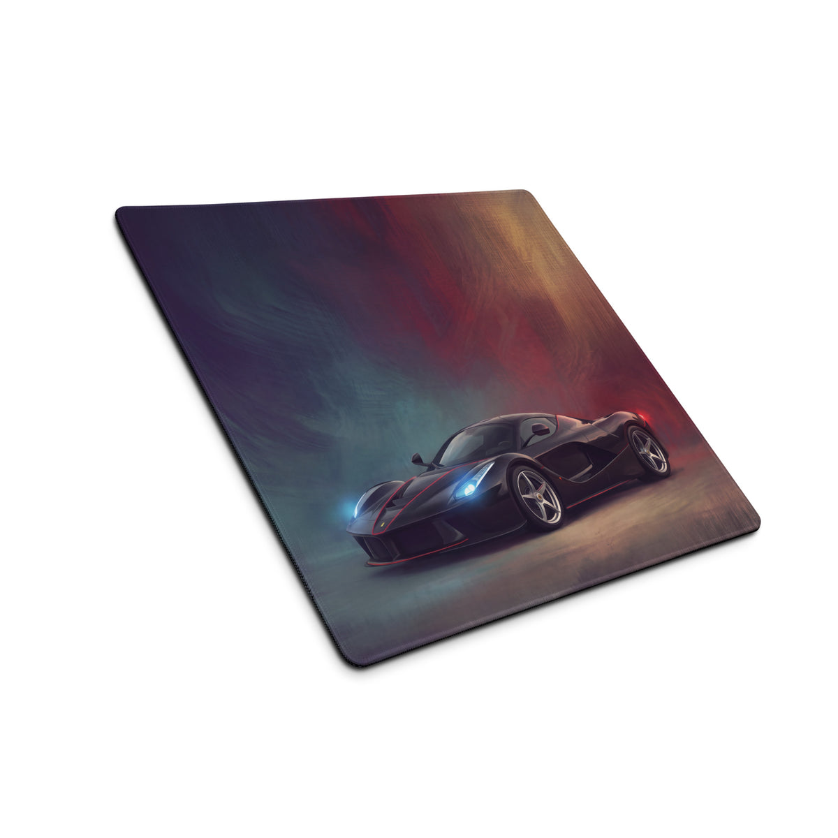 Ferrari LaFerrari Inspired Nero Edition Desk Pad – Precision Tracking XL Mouse Mat
