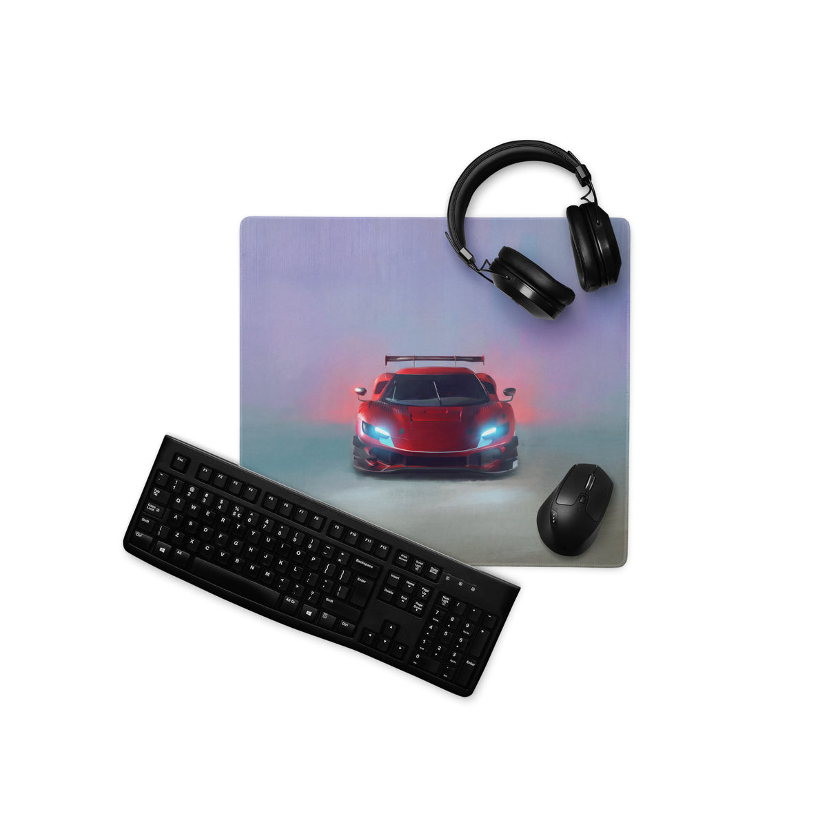 Ferrari 296 GT3 Inspired Apex Edition Desk Mat – Non-Slip Rubber Base Gaming Mousepad
