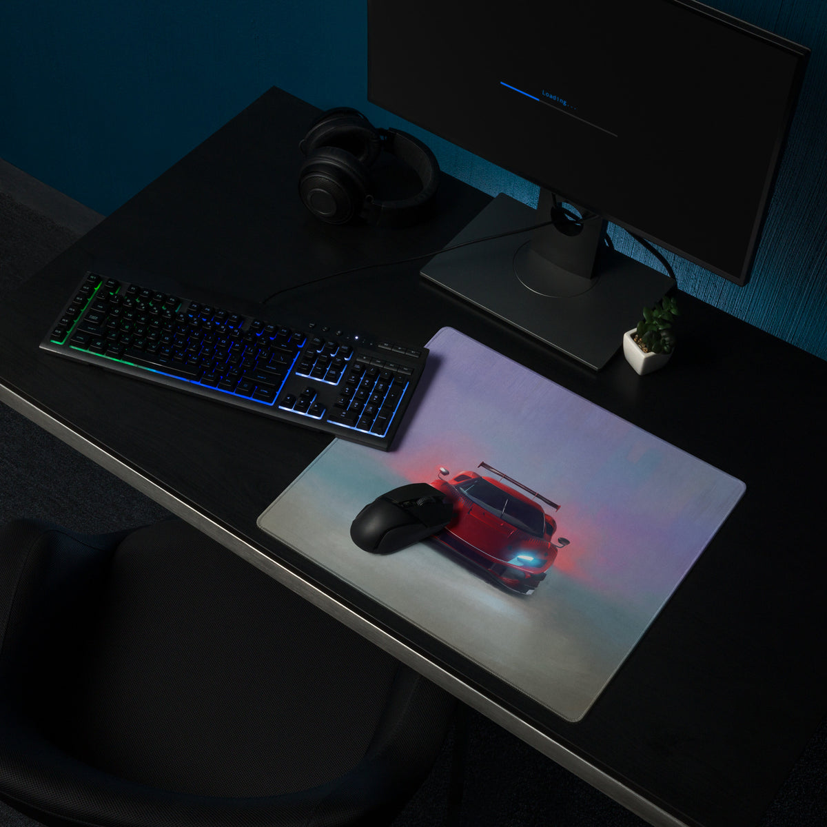 Ferrari 296 GT3 Inspired Apex Edition Desk Mat – Non-Slip Rubber Base Gaming Mousepad