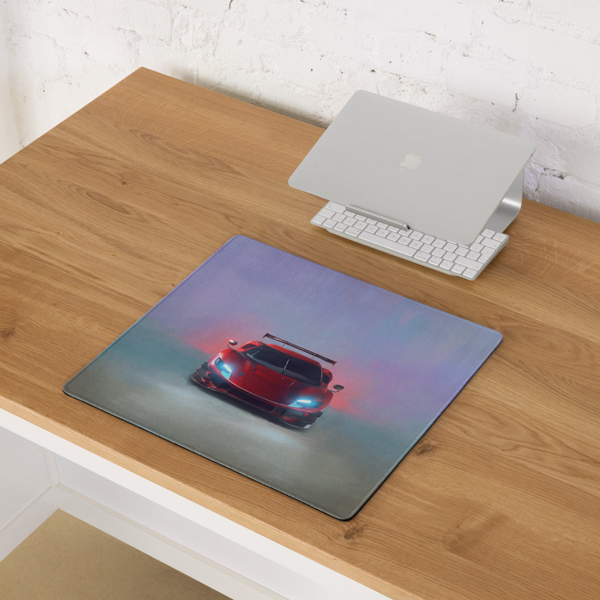 Ferrari 296 GT3 Inspired Apex Edition Desk Mat – Non-Slip Rubber Base Gaming Mousepad