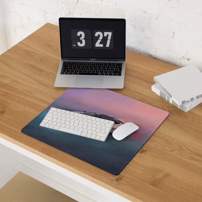 McLaren 720S Spider Inspired Pure White Desk Pad – Extended Non-Slip PC Mouse Mat