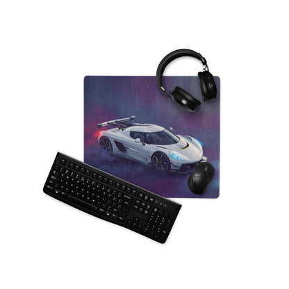 Koenigsegg Jesko Inspired Apex Edition Desk Mat – Low-Friction PC Setup Mousepad
