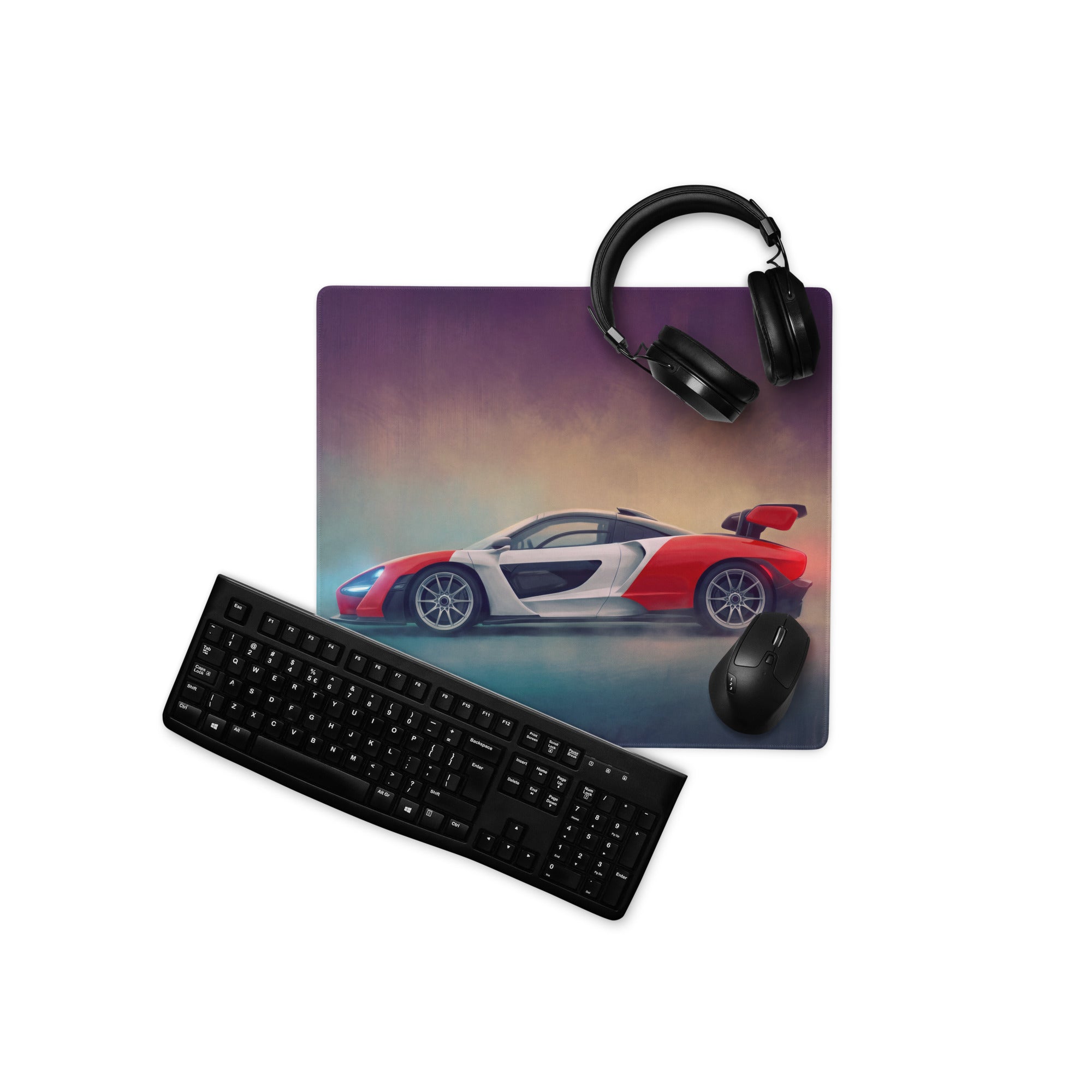 キーボード DNWorks SENNA Marlboro McLaren Senna Inspired Marlboro Heritage Desk Mat – Low-Friction