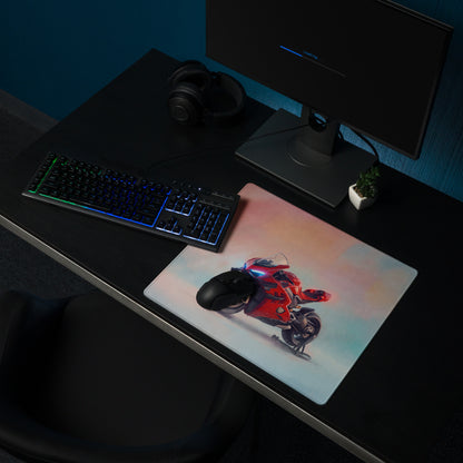 Ducati Panigale Inspired Gaming Mousepad, Large Desk Mat for Office & Setup
