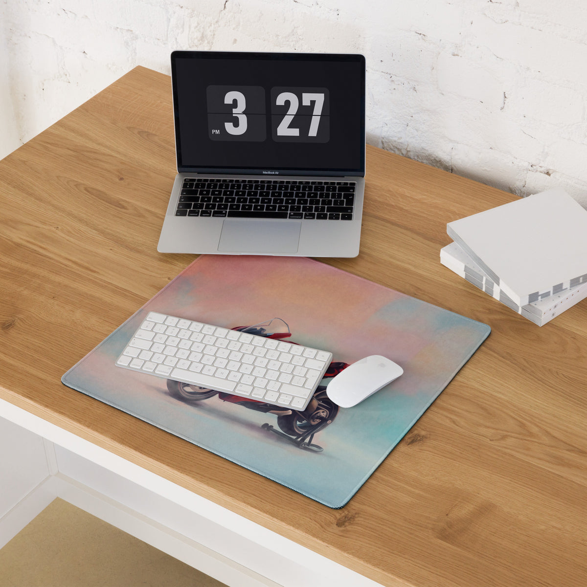 Ducati Panigale Inspired Gaming Mousepad, Large Desk Mat for Office & Setup