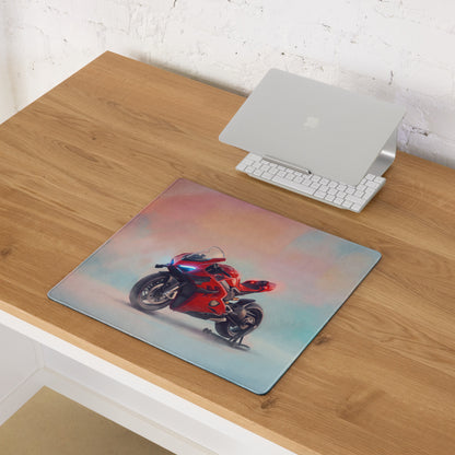 Ducati Panigale Inspired Gaming Mousepad, Large Desk Mat for Office & Setup