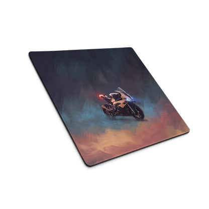 BMW S1000RR Inspired Extended Mouse Pad, Extra Large Desk Mat for Gamers