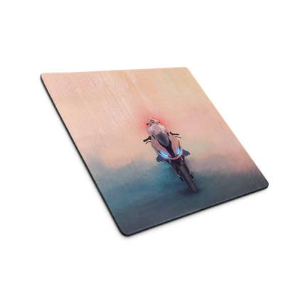 BMW S1000RR Inspired Desk Pad, Large Gaming Mousepad with Stitched Edges