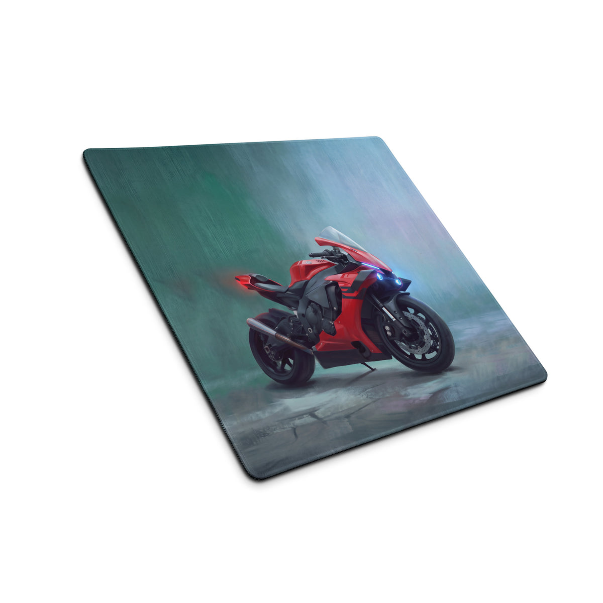 Yamaha R1 Inspired Extra Large Mousepad, Aesthetic Desk Mat for PC Gaming