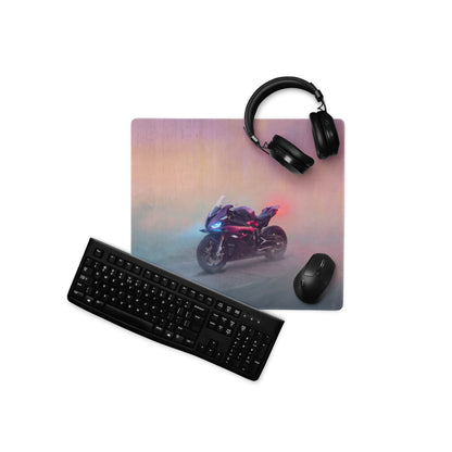 BMW S1000RR Inspired Supersport Desk Mat, Large Gaming Mousepad for Setup