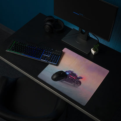 BMW S1000RR Inspired Supersport Desk Mat, Large Gaming Mousepad for Setup