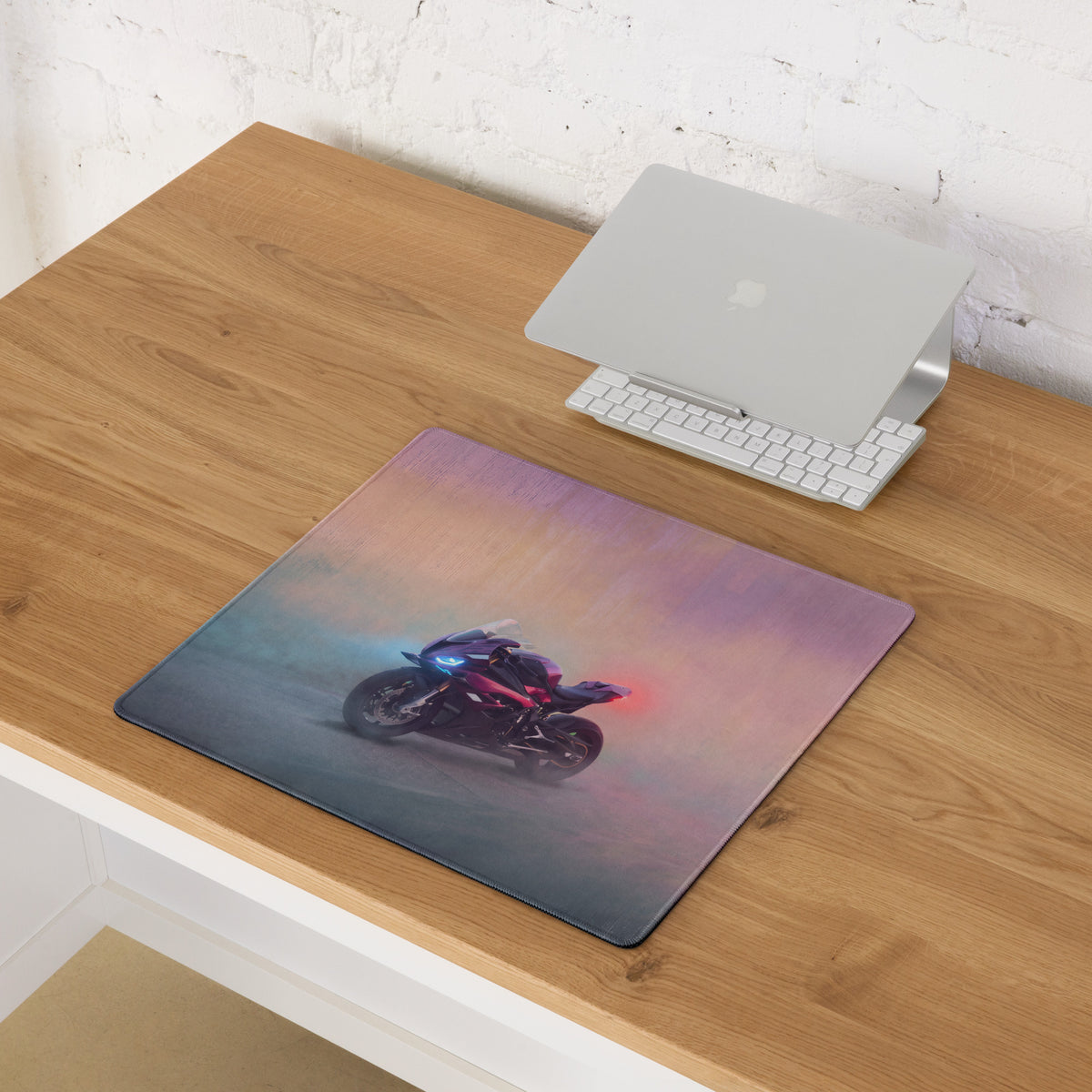 BMW S1000RR Inspired Supersport Desk Mat, Large Gaming Mousepad for Setup