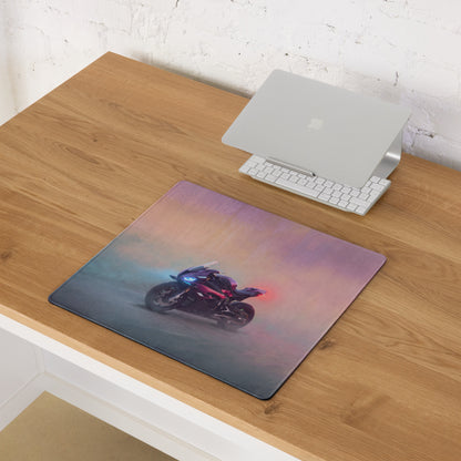 BMW S1000RR Inspired Supersport Desk Mat, Large Gaming Mousepad for Setup