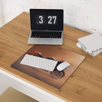 Triumph Speed Triple 1200 RR Inspired Sport Bike Mouse Pad, Extended Desk Mat
