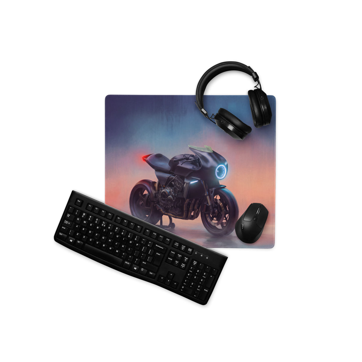 Custom Triumph Speed Triple RR Inspired Extended Mouse Pad, Large Desk Mat for Office & Setup