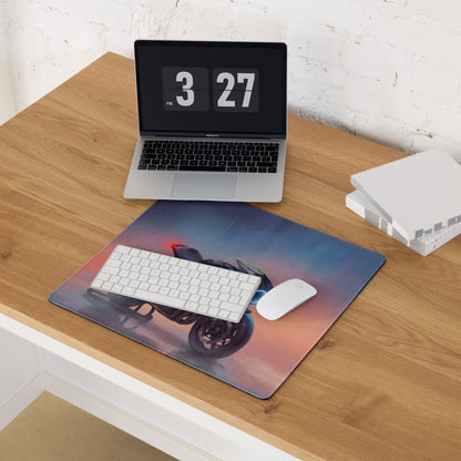 Custom Triumph Speed Triple RR Inspired Extended Mouse Pad, Large Desk Mat for Office & Setup