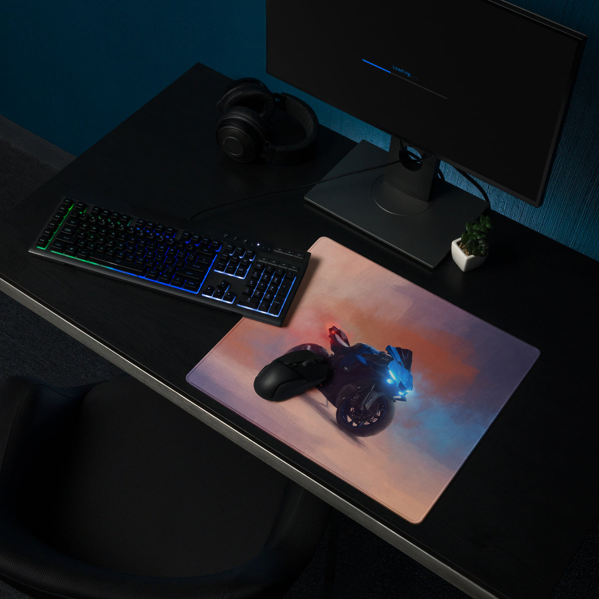 Yamaha R1 Inspired Gaming Mousepad, Oversized Desk Mat for PC Setup