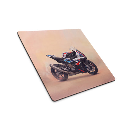 BMW S1000RR Inspired Extended Mouse Pad, Large Desk Mat for Gamers