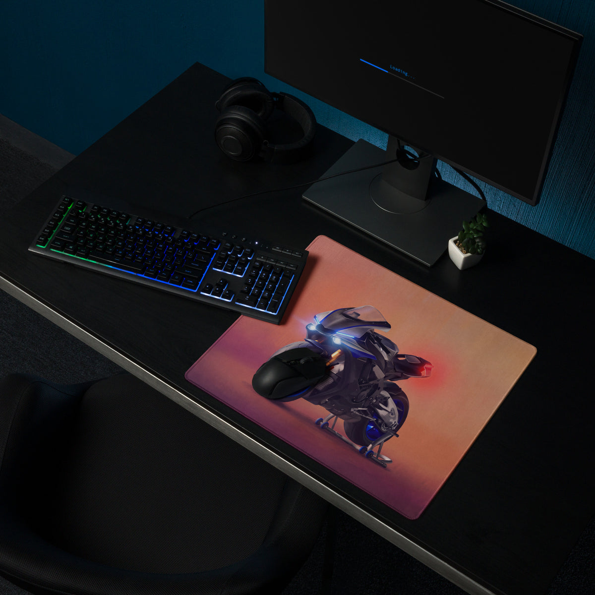 Yamaha R1M Inspired Desk Pad, Extra Large Gaming Mousepad for Office