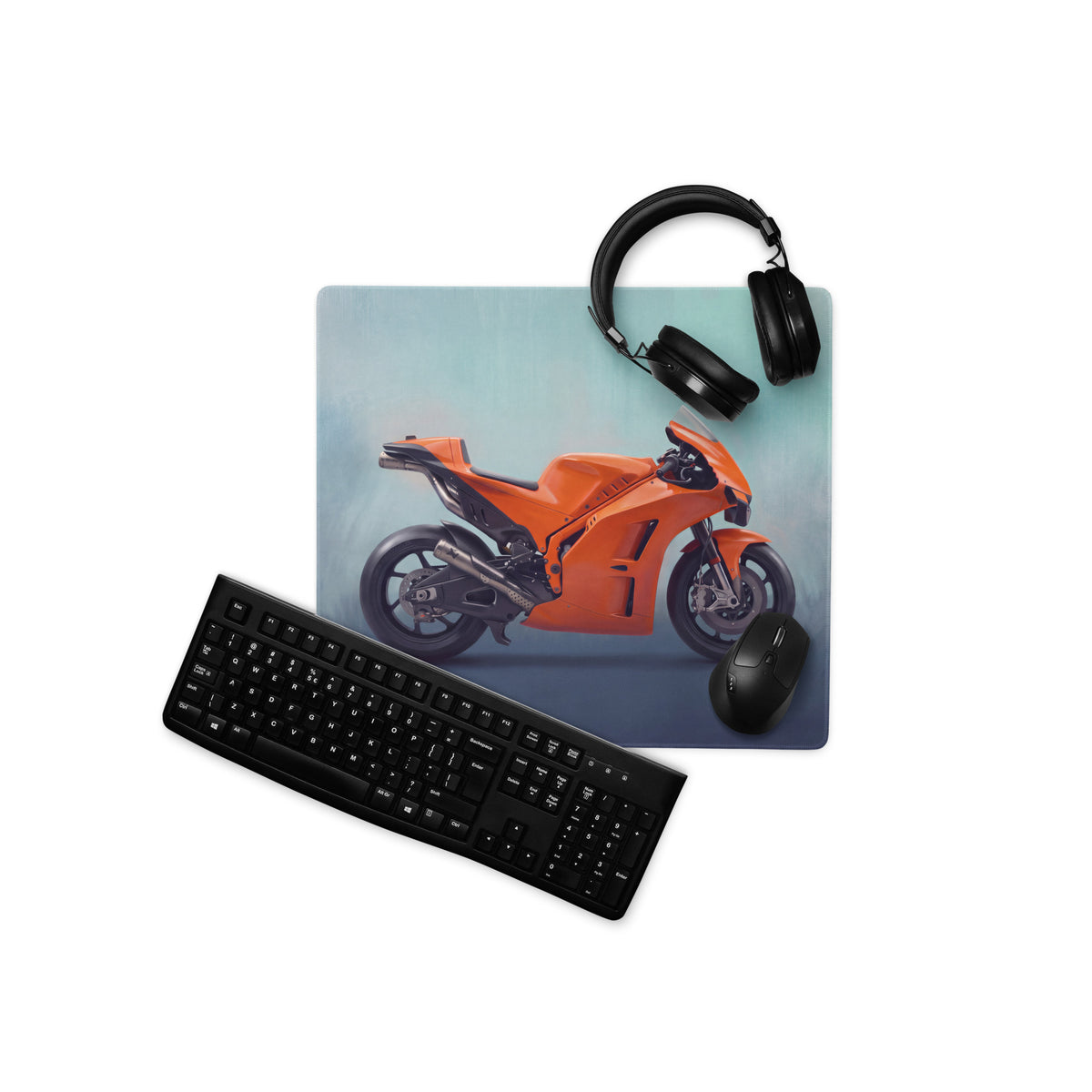 KTM RC8 Inspired Extra Large Desk Mat, Aesthetic Mousepad for Gamers