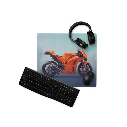 KTM RC8 Inspired Extra Large Desk Mat, Aesthetic Mousepad for Gamers