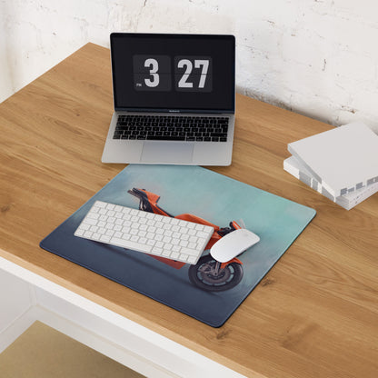 KTM RC8 Inspired Extra Large Desk Mat, Aesthetic Mousepad for Gamers