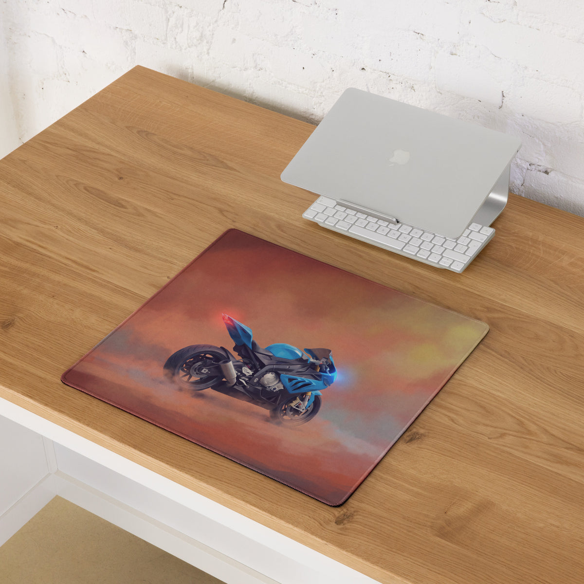 BMW S1000RR Inspired Extended Mouse Pad, Large Desk Mat for Office & Gaming