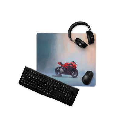 MV Agusta Superveloce Inspired Extra Large Desk Mat, Aesthetic Mousepad for Gamers