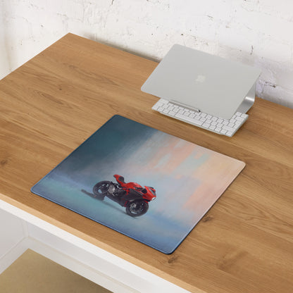 MV Agusta Superveloce Inspired Extra Large Desk Mat, Aesthetic Mousepad for Gamers