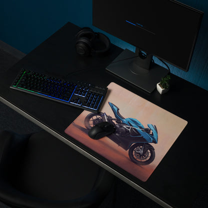 MV Agusta F3 Inspired Gaming Desk Mat, Oversized Mouse Pad with Stitched Edges