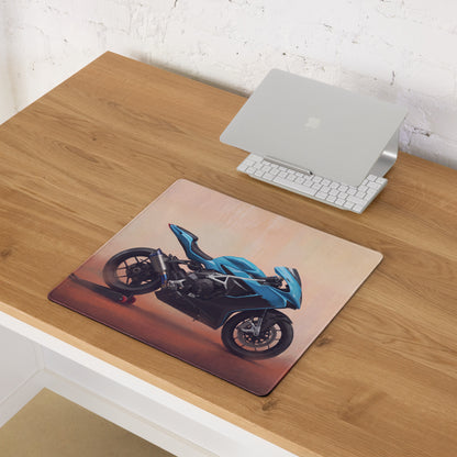 MV Agusta F3 Inspired Gaming Desk Mat, Oversized Mouse Pad with Stitched Edges