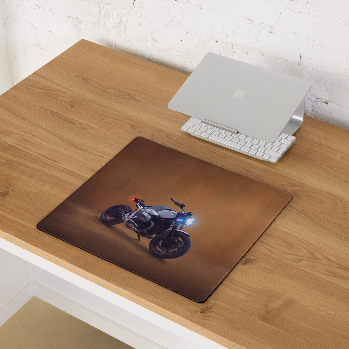 BMW R nineT Inspired Large Desk Pad, Premium Gaming Mousepad for PC Setup