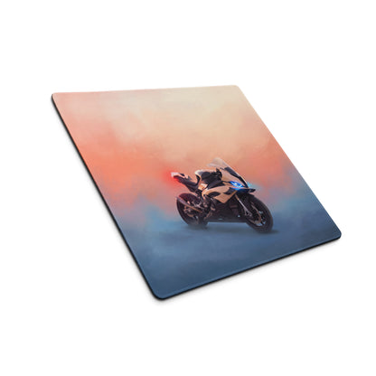 BMW S1000RR Inspired Gaming Desk Pad, Oversized Mouse Pad for PC Gamers