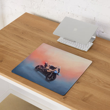 BMW S1000RR Inspired Gaming Desk Pad, Oversized Mouse Pad for PC Gamers