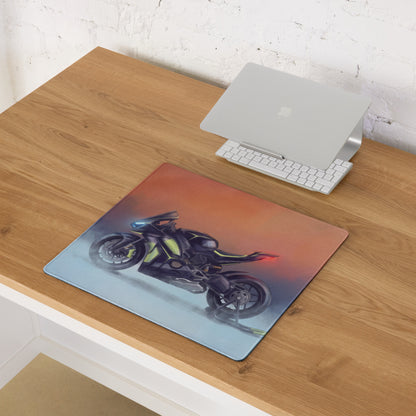 Ducati Panigale V4 Lamborghini Inspired Extended Mouse Mat, Large Gaming Desk Pad for Office