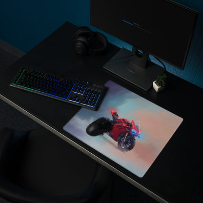 Ducati Panigale V4S Inspired Large Gaming Desk Mat, Extended Mousepad for Gamers