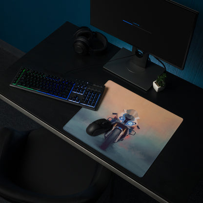 BMW S1000RR Inspired Extra Large Desk Mat, Aesthetic Mousepad for Gamers