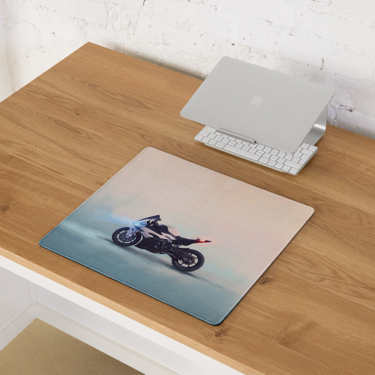 BMW S1000RR Inspired Extended Mouse Pad, Large Desk Mat for Office & Setup